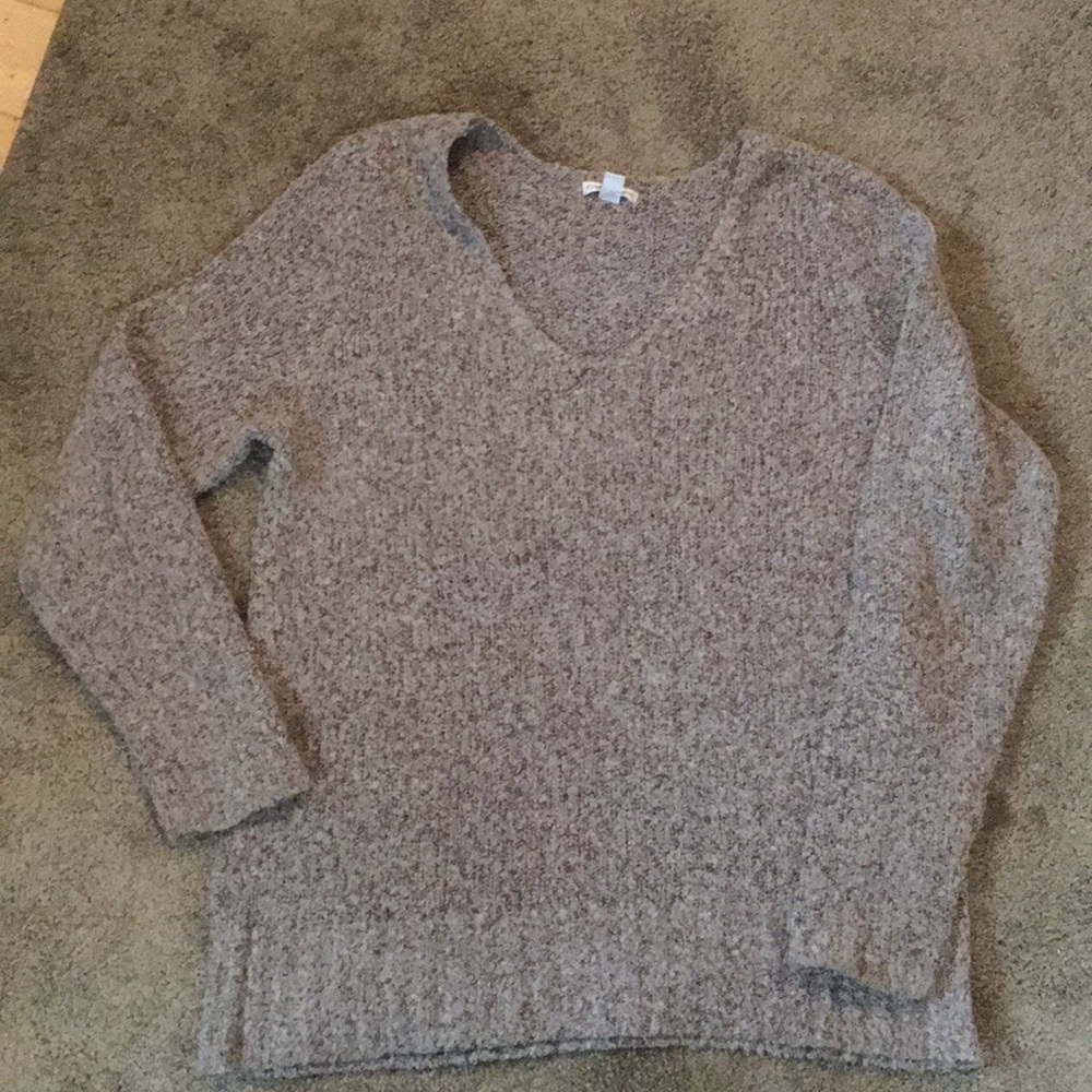 Croft&Barrow Brown Knit Sweater